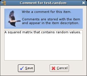 Comment Dialog