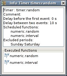 Timer Information View