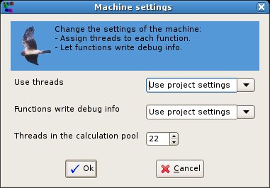 Machine Settings Dialog